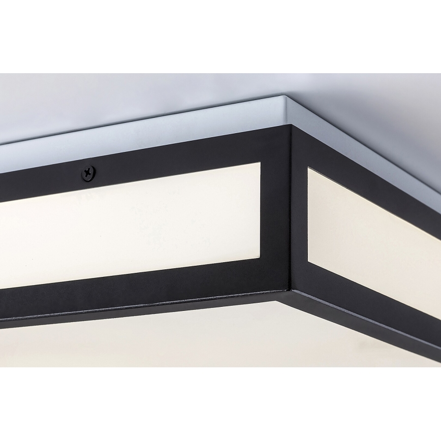 Rabalux - LED-Deckenleuchte für Badezimmer LED/24W/230V IP44 4000K 40x40 cm schwarz