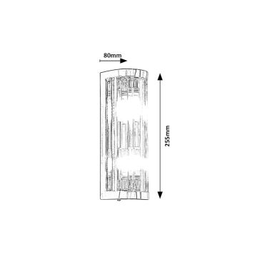 Rabalux - Badezimmer-Wandleuchte 2xG9/28W/230V IP44