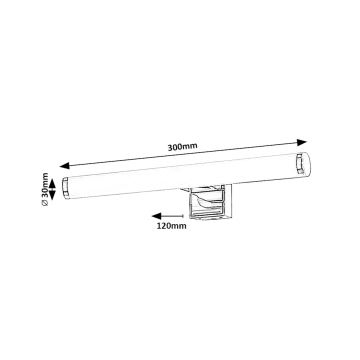 Rabalux - LED-Spiegelbeleuchtung für Badezimmer LED/5W/230V IP44