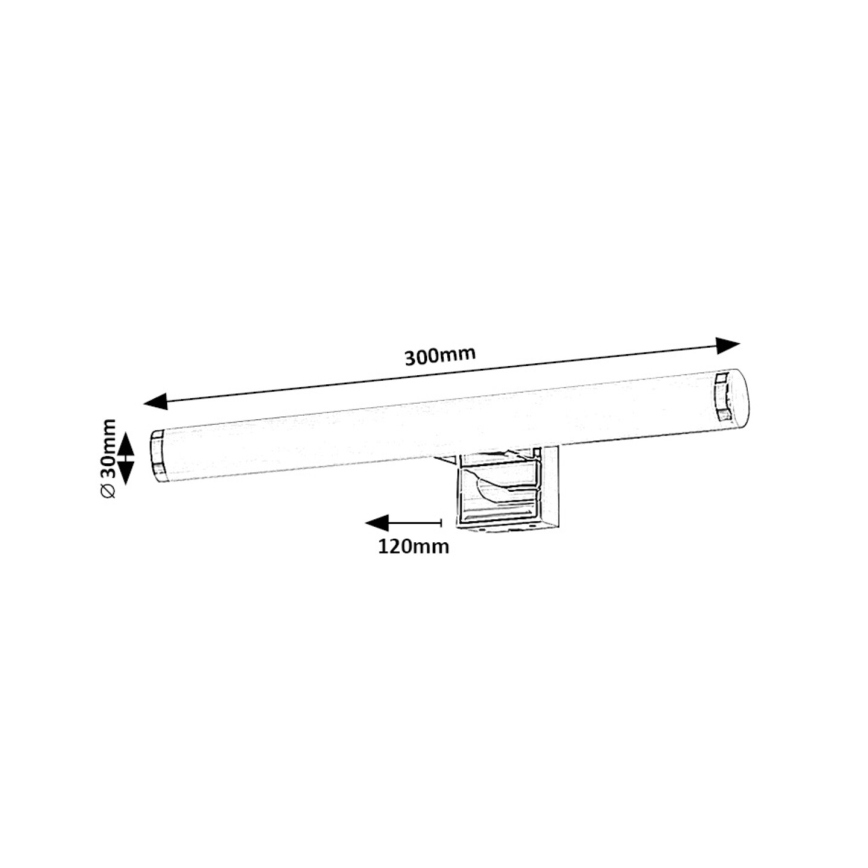 Rabalux - LED-Spiegelbeleuchtung für Badezimmer LED/5W/230V IP44