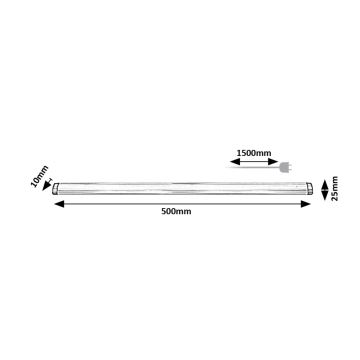 Rabalux - Dimmbare LED-Küchenunterbauleuchte LED/5W/230V 4000K 50 cm