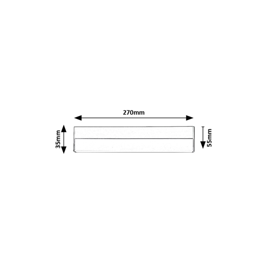 Rabalux - LED-Küchenunterbauleuchte LED/7W/230V 4000K schwarz