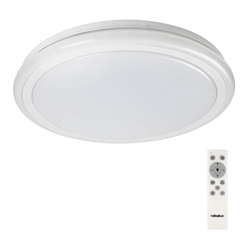 Rabalux - Dimmbare LED-Deckenleuchte mit Fernbedienung RGB LED/32W/230V