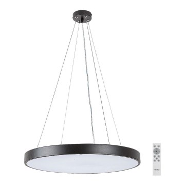 Rabalux - Dimmbare LED-Hängeleuchte an Schnur LED/60W/230V 3000-6000K schwarz + Fernbedienung