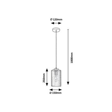 Rabalux - Kronleuchter an Schnur 1xE27/40W/230V