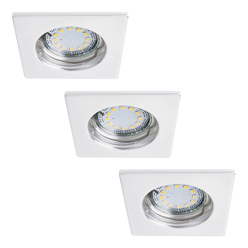 Rabalux - SET 3x LED-Einbauleuchte für Badezimmer 1xGU10/3W/230V IP44