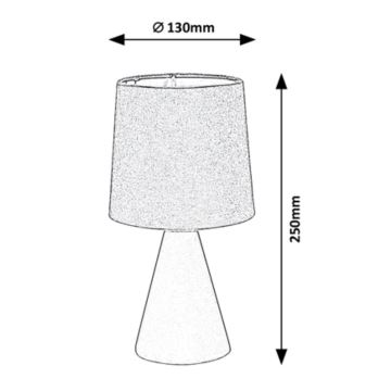 Rabalux - Tischleuchte 1xE14/40W/230V beige