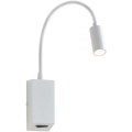 Redo 01-1193 - Flexible und kleine LED-Leuchte HELLO LED/3W/230V weiß