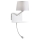 Redo 01-1807 - LED-Wandleuchte mit kleiner und flexibler Lampe TOMO 1xE27/42W/230V + LED/3W/230V weiß
