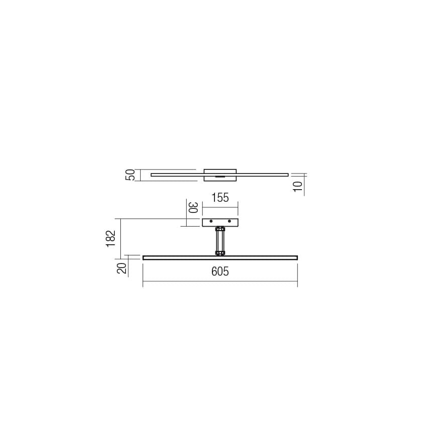 Redo 01-3462 - LED-Bilderleuchte LINEAR LED/8W/230V 60,5 cm CRI 92 weiß