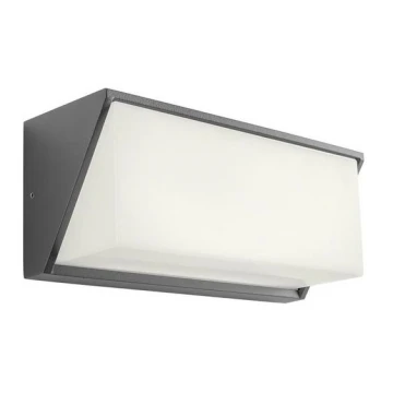 Redo 90238 - LED Auβen-Wandbeleuchtung SPECTRA LED/17W/230V IP54 grau