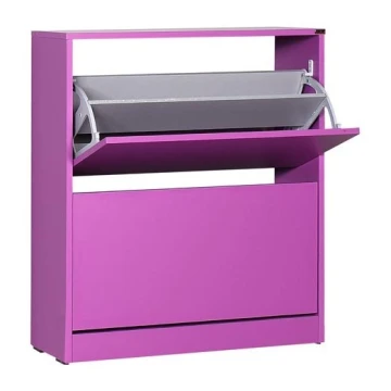 Schuhschrank 84x73 cm violett