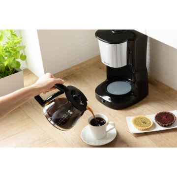 Sencor - Kaffeemaschine mit Tropffunktion 1,25 l 1000W/230V