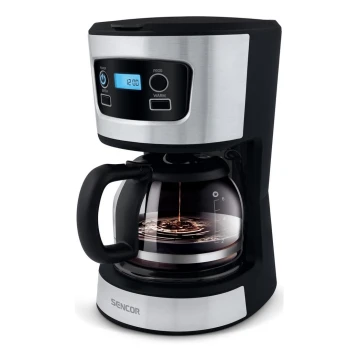 Sencor - Kaffeemaschine mit Tropffunktion und LCD-Display 700W/230V