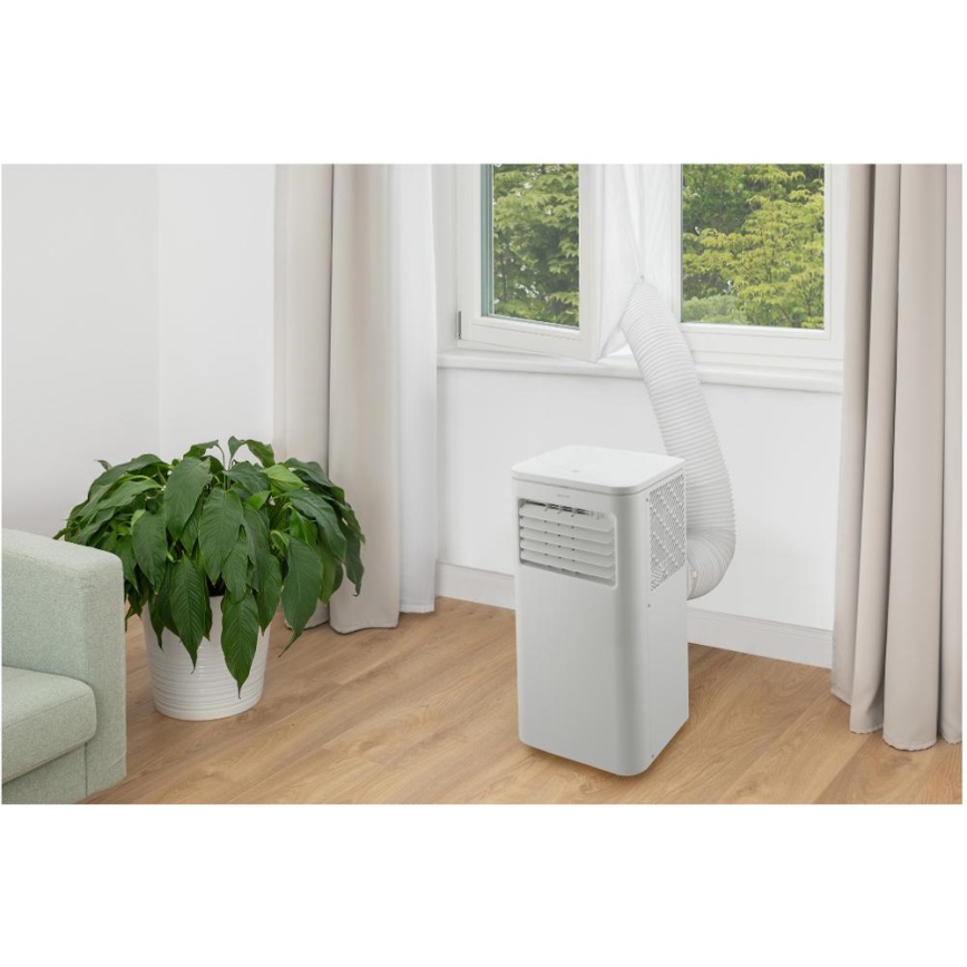 Sencor - Mobiles Smart-Klimagerät 3in1 mit komplettem Zubehör 760W/230V 7000BTU Wi-Fi + Fernbedienung