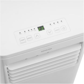 Sencor - Mobiles Smart-Klimagerät 3in1 mit komplettem Zubehör 760W/230V 7000BTU Wi-Fi + Fernbedienung