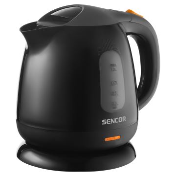 Sencor - Wasserkocher 1 l 1100W/230V schwarz/grau