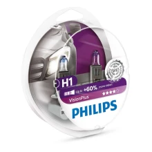 SET 2x Autoglühbirne Philips VISION PLUS 12258VPS2 H1 P14,5s/55W/12V