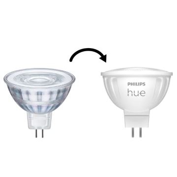 SET 2x Dimmbares LED-Leuchtmittel Philips Hue White Ambiance GU5,3/MR16/5,1W/12V 2200-6500K