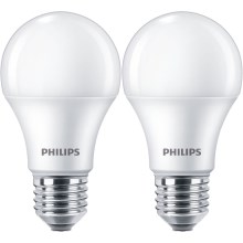 SET 2x LED-Glühlampe Philips A60 E27/10W/230V 4000K