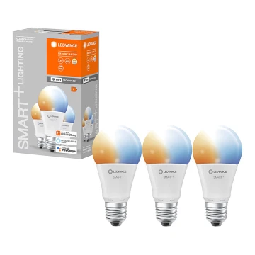 SET 3x LED-Dimmbirne SMART+ E27/9W/230V 2700K-6500K - Ledvance