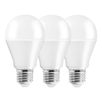 SET 3x LED Glühbirne A60 E27/10W/230V 3000K