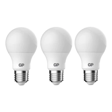 SET 3x LED-Glühlampe A60 E27/8,6W/230V 2700K - GP