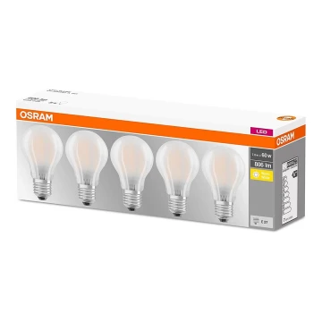 SET 5x LED-Glühbirne E27/7W/230V 2700K - Osram