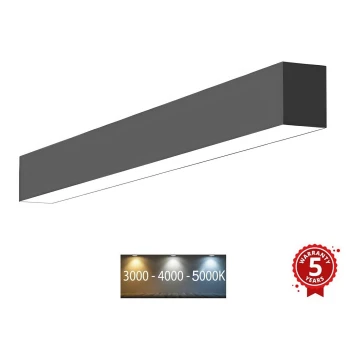 Sinclair - LED-Deckenleuchte LSM LED/20W/230V 3000K/4000K/5000K 60 cm schwarz