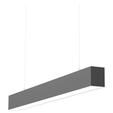 Sinclair - LED-Deckenleuchte LSM LED/40W/230V 3000K/4000K/5000K 120 cm schwarz