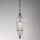 SIRU - Hängeleuchte an Kette BABÀ 1xE27/60W/230V d 30 cm klar/braun Venezianisches Glas