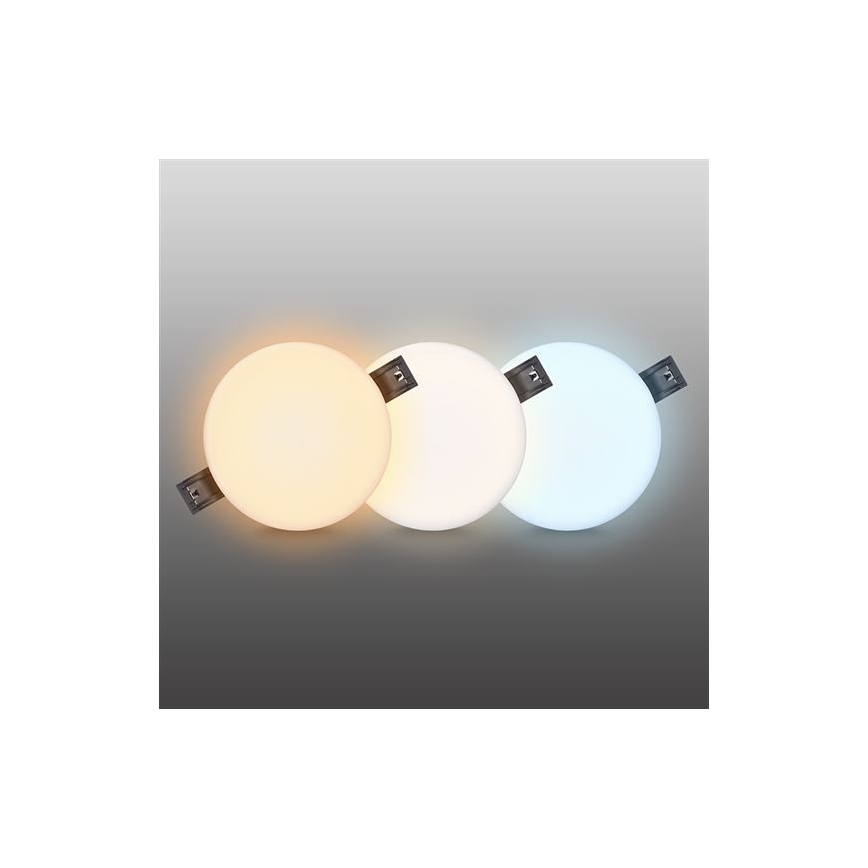 LED-Badezimmer dimmbare Einbauleuchte LED/8W/230V 3000K/4000K/6400K IP44
