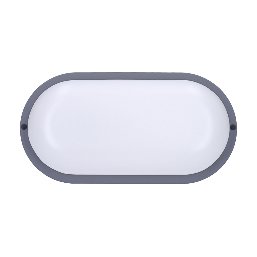 LED-Wandleuchte für den Außenbereich LED/20W/230V 4000K IP54 grau oval