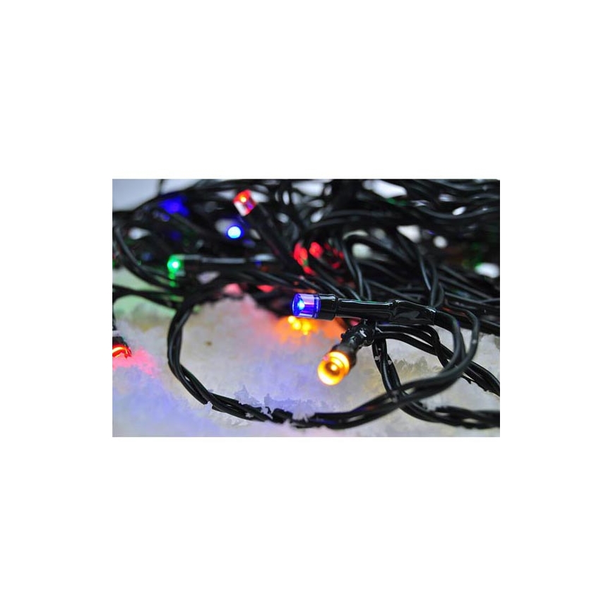 Soligth 1V05-M - LED-Weihnachtskette für den Außenbereich 55 m 500xLED/230V farbig IP44