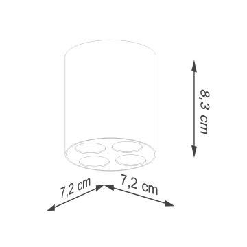 LED-Strahler ZOE LED/9W/230V schwarz