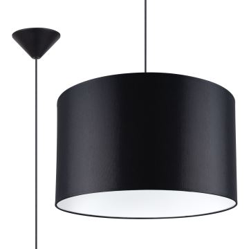 Hängeleuchte an Schnur NOVA 1xE27/15W/230V d 40 cm schwarz