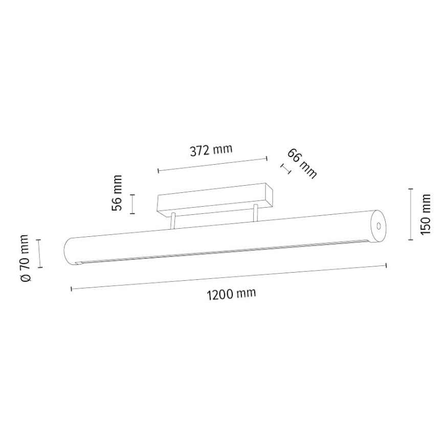 Dimmbare LED-Deckenleuchte CONOR LED/34,5W/230V Eiche – FSC-zertifiziert