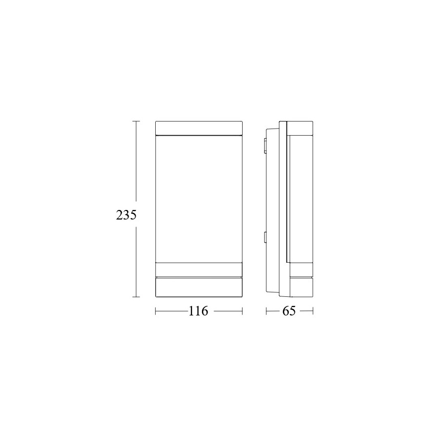 Steinel 068714 – LED-Outdoor-Leuchte L 271 C LED/6,6W/230V 3000K IP44