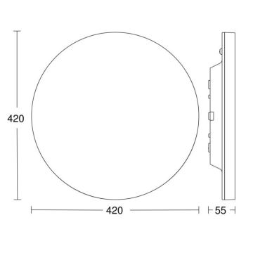 Steinel - Dimmbare LED-Deckenleuchte mit Sensor RSPROR30BASICSC 23,22W/230V IP40 3000K