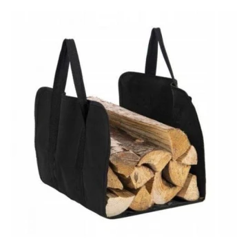 Tasche für Kaminholz 100x45 cm schwarz