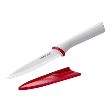 Tefal - Keramikmesser universell INGENIO 13 cm weiß/rot