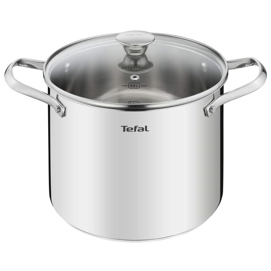 Tefal - Kochgeschirr-Set 10 Stk. COOK EAT Edelstahl