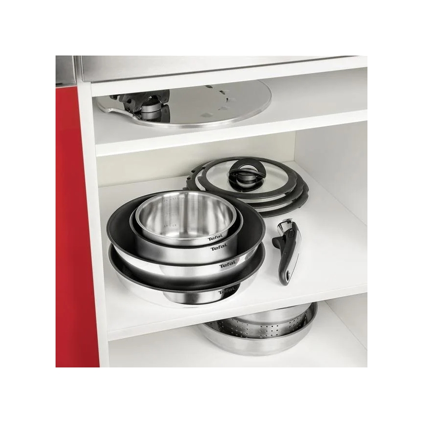 Tefal - Kochgeschirr-Set 10 Stk. INGENIO EMOTION Edelstahl