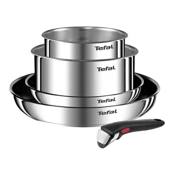 Tefal - Kochgeschirr-Set 5 Stk. INGENIO EMOTION Edelstahl