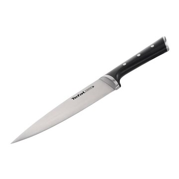 Tefal - Messer aus rostfreiem Stahl Chefkoch ICE FORCE 20 cm Chrom/schwarz