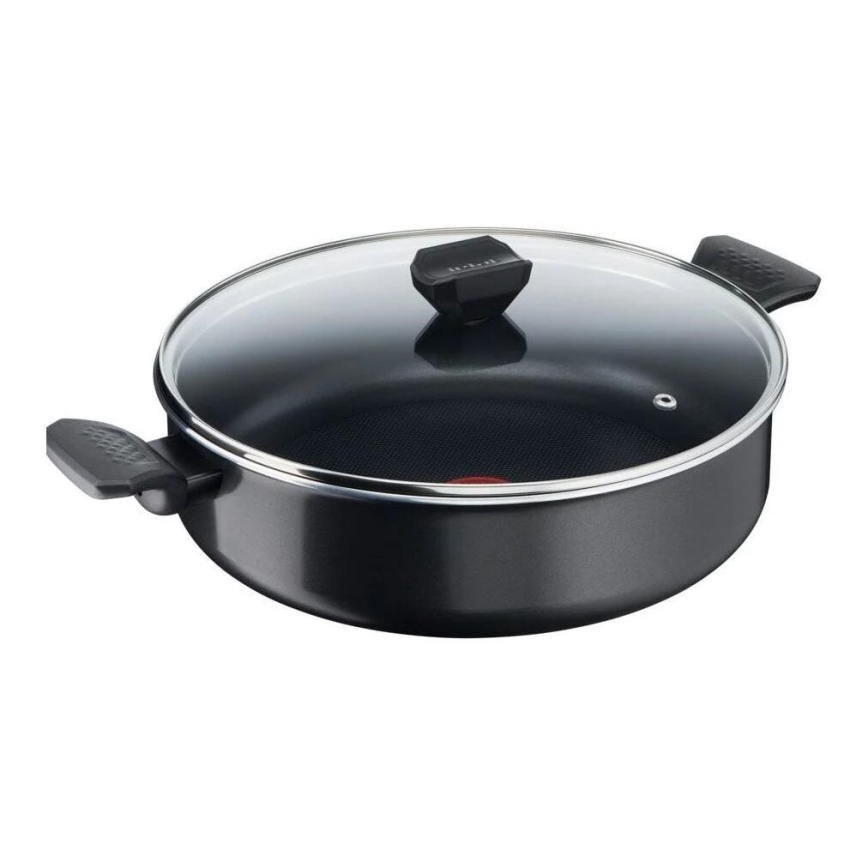 Tefal - Niedrige Kasserolle mit Deckel  SIMPLY CLEAN 28 cm