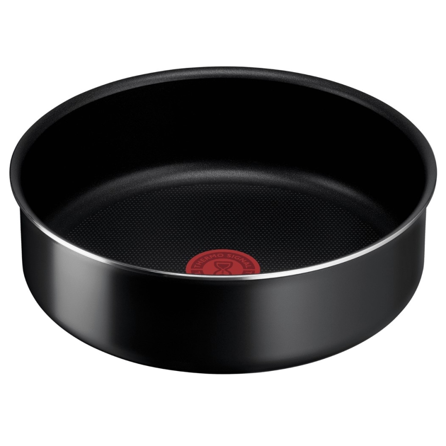 Tefal - Pfannen-Set 3 Stk. INGENIO EASY COOK & CLEAN BLACK