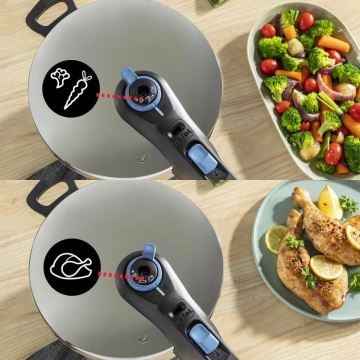 Tefal - Schnellkochtopf 4 l SECURE TRENDY Edelstahl