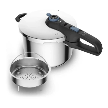 Tefal - Schnellkochtopf 6 l SECURE TRENDY Edelstahl