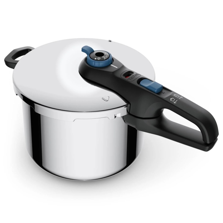 Tefal - Schnellkochtopf 6 l SECURE TRENDY Edelstahl